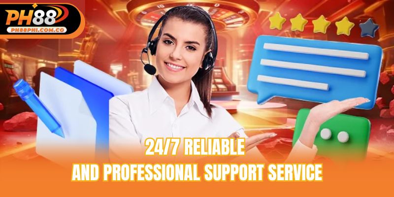 24/7 reliable and professional support service