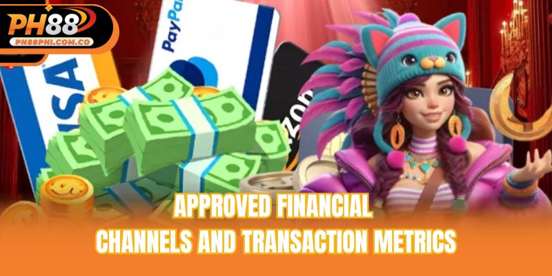 Approved financial channels and transaction metrics