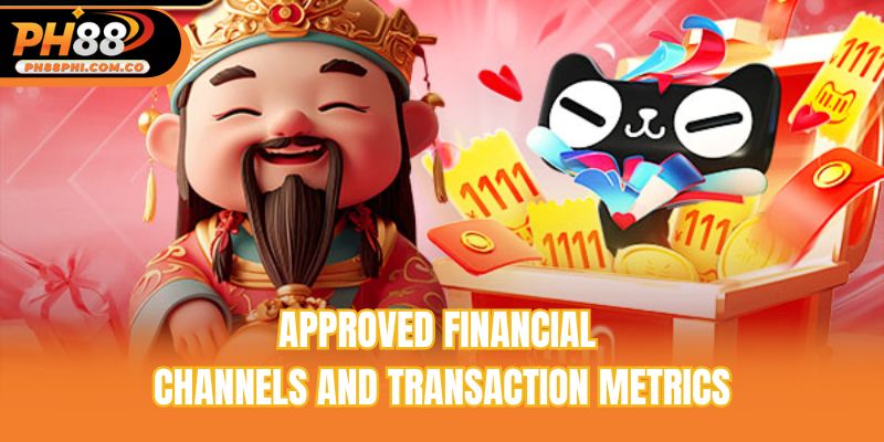 Approved financial channels and transaction metrics