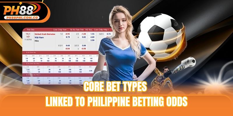 Core bet types linked to Philippine betting odds