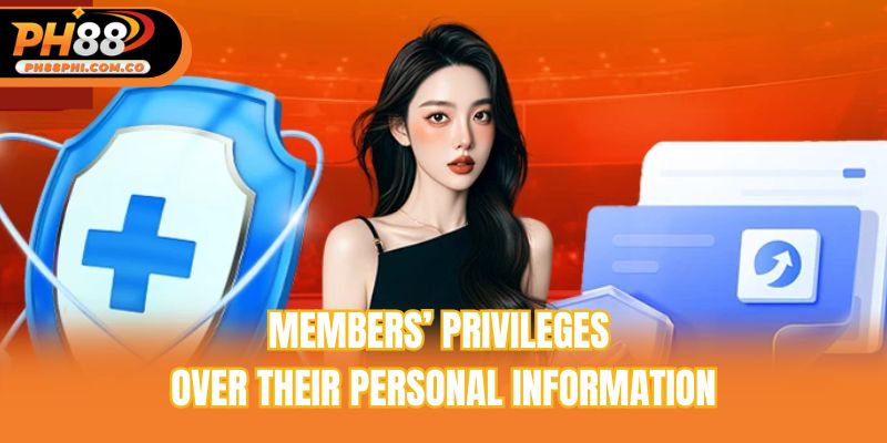 Members’ privileges over their personal information
