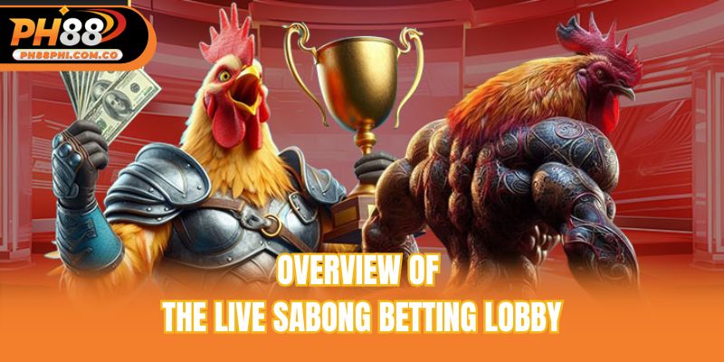 Overview of the live Sabong betting lobby