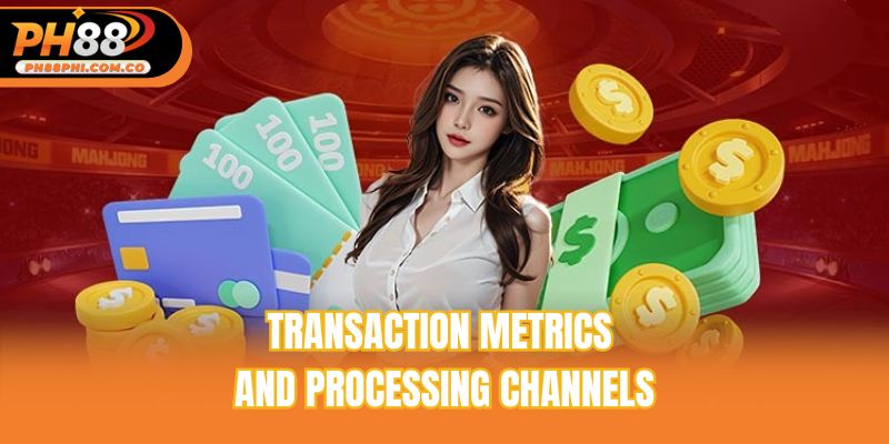 Transaction metrics and processing channels